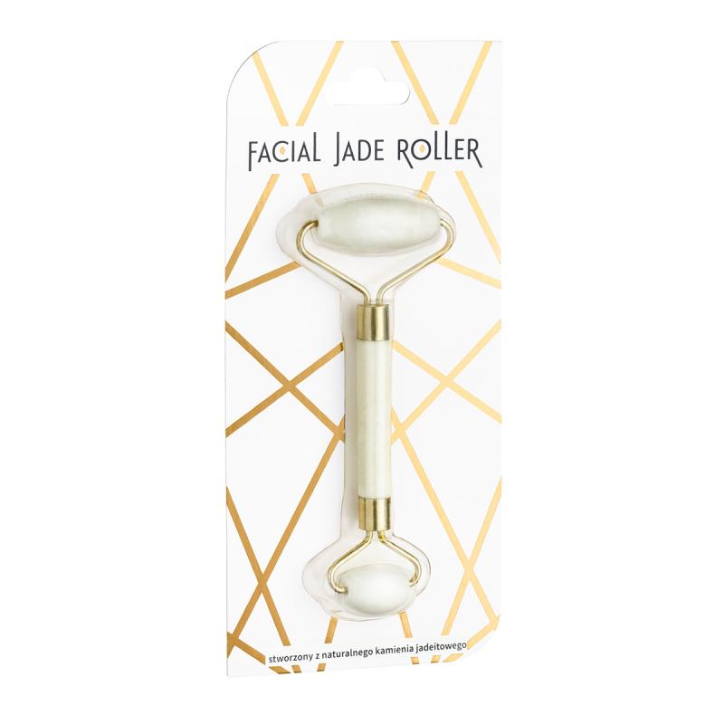 Face Care Jade Roller-White, 1 pc