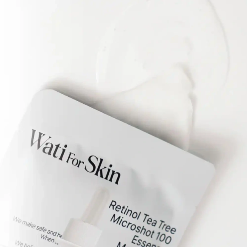 WATI FOR SKIN Retinol Tea Tree Microshot 100 Essence Mask, 10ks 4