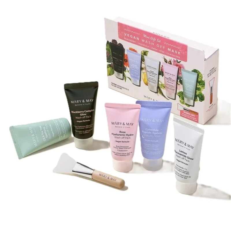 Mary&May Vegan Wash Off Mask MINI Gift Set (5×30 g) 2