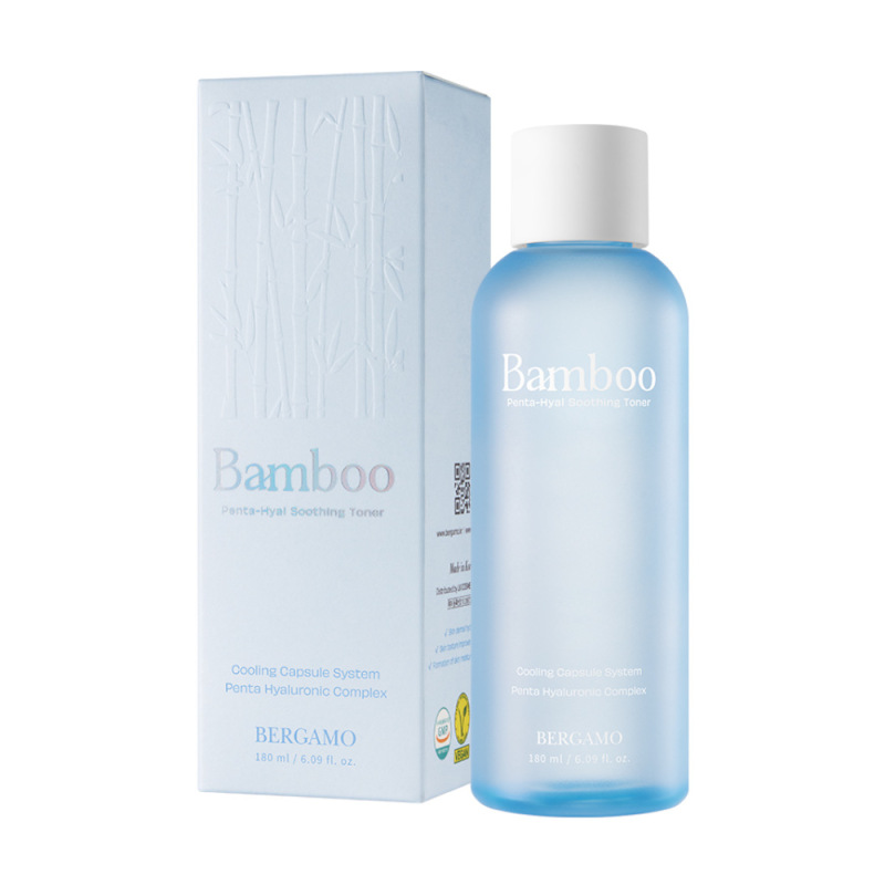 BERGAMO BAMBOO Penta-Hyal Soothing Toner, 180 ml 4