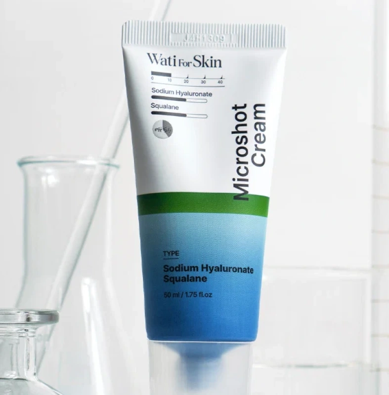 WATI FOR SKIN Hyaluronic Squalane Microshot Cream, 50 ml
