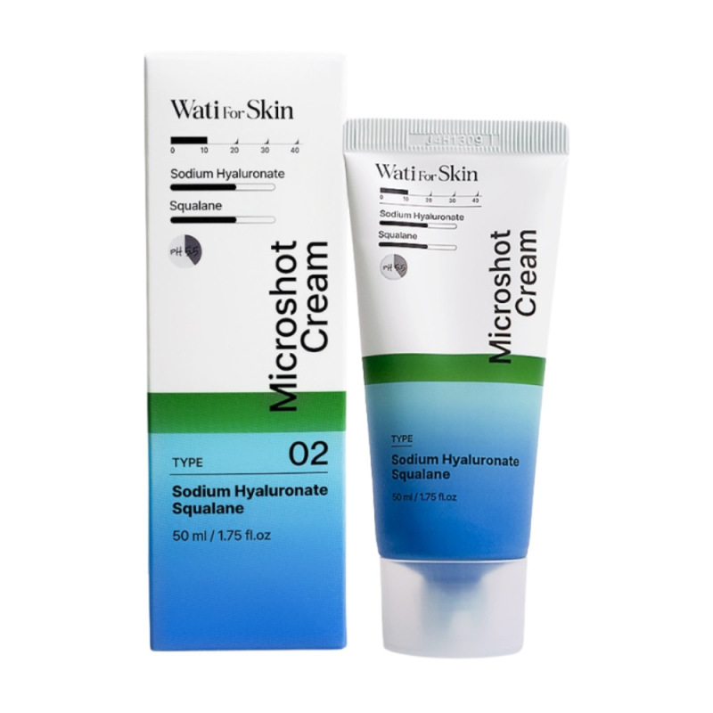 WATI FOR SKIN Hyaluronic Squalane Microshot Cream, 50 ml 3