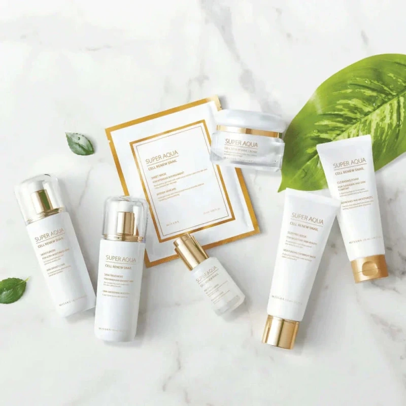 MISSHA Super Aqua Cell Renew Snail Essential Moisturizer – Regeneračná hydratačná emulzia 3