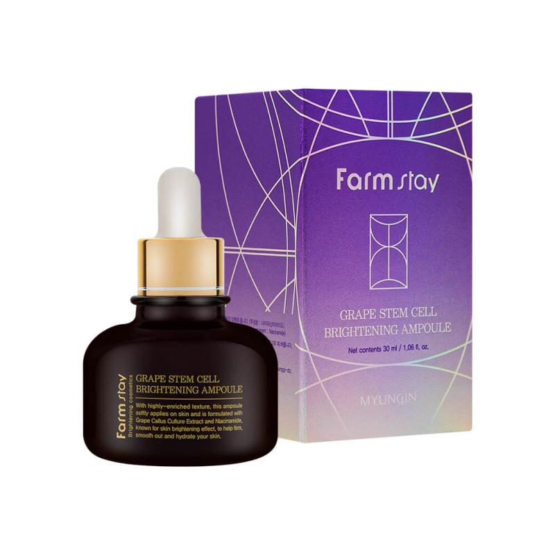 FARMSTAY GRAPE STEM CELL Brightening Ampoule, 30 ml 1