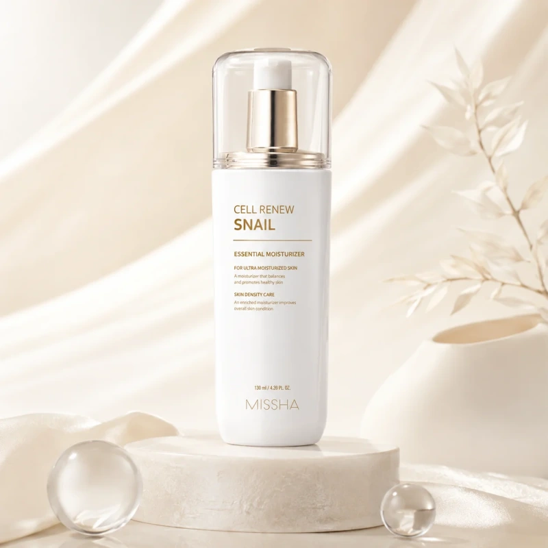 MISSHA Super Aqua Cell Renew Snail Essential Moisturizer – Regeneračná hydratačná emulzia 1