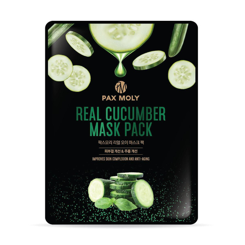 PAX MOLY Real Cucumber Mask Pack 25ml