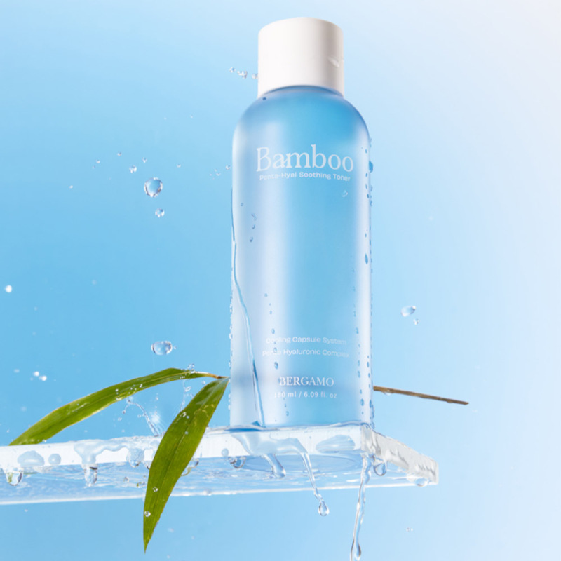 BERGAMO BAMBOO Penta-Hyal Soothing Toner, 180 ml