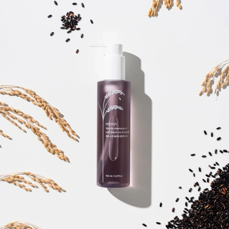 MIDHA Cleansing Oil with Black Rice, 150 ml 3