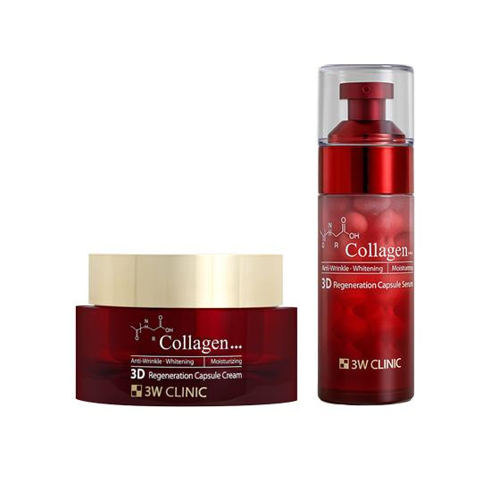 3W CLINIC Collagen 3d Regeneration Capsule Cream 4