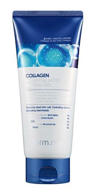 FARMSTAY Collagen Aqua Full Moist Peeling Gel, 180ml