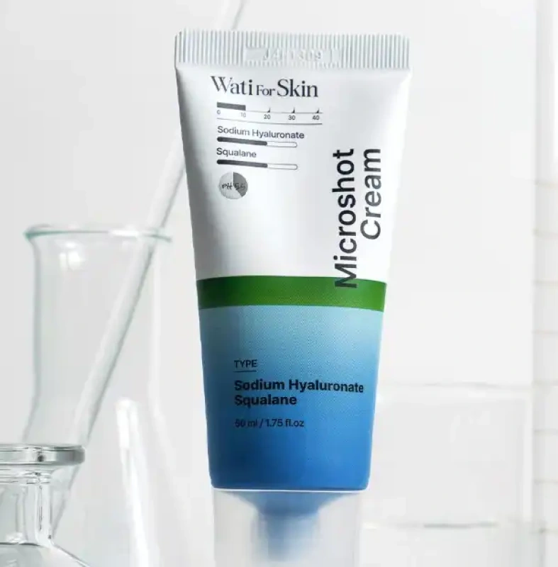 WATI FOR SKIN Hyaluronic Squalane Microshot Cream, 50 ml