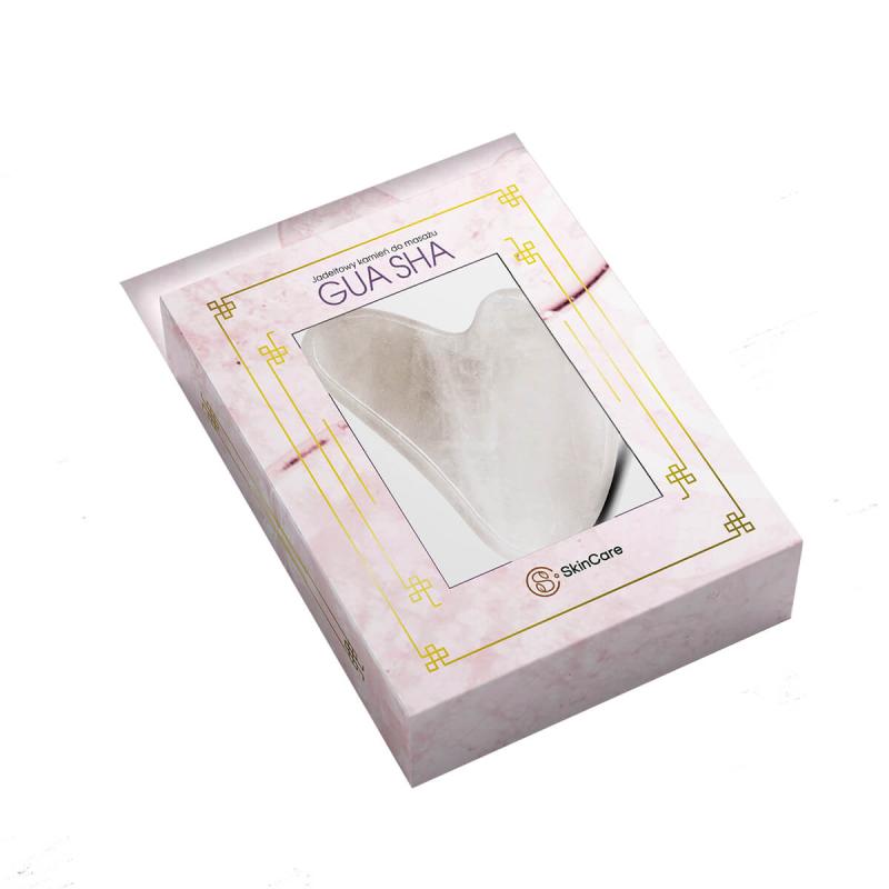 SkinCare Guasha Pad Jade White, 1 pc