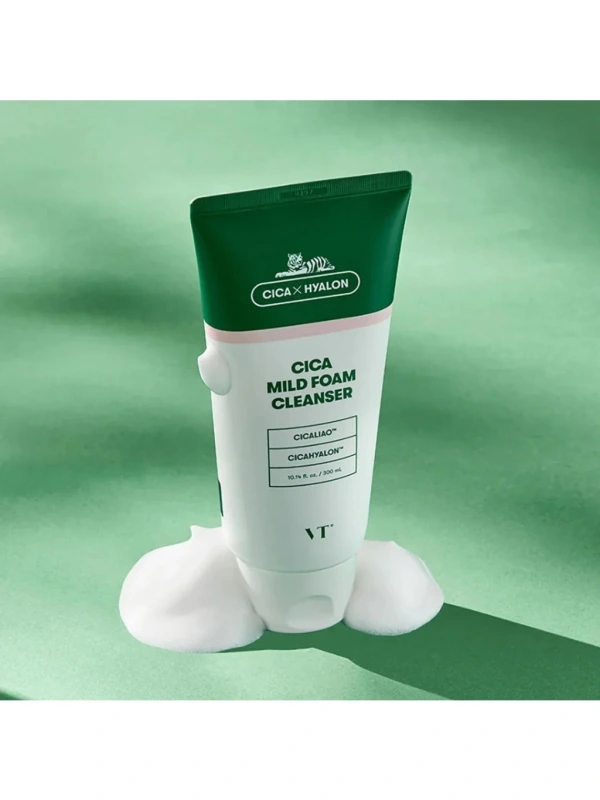 VT Cosmetic Cica Mild Foam Cleanser 300ml 3