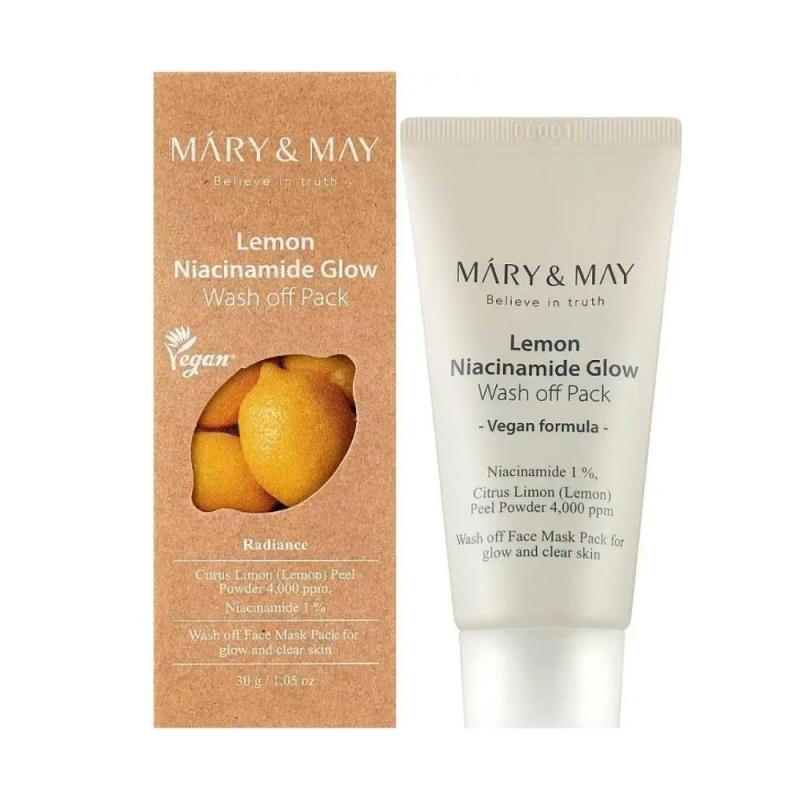 Mary&May Lemon Niacinamide Glow Wash off Pack 30g