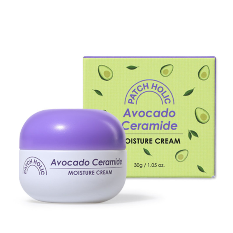 PATCH HOLIC Avocado Ceramide Moisture Cream, 30 g 1