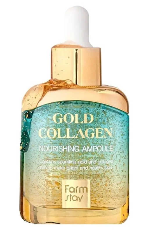 FARMSTAY GOLD COLLAGEN Nourishing Ampoule, 35 ml