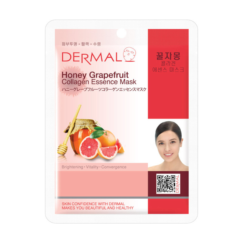 DERMAL Honey&Grapefruit Collagen Essence Mask