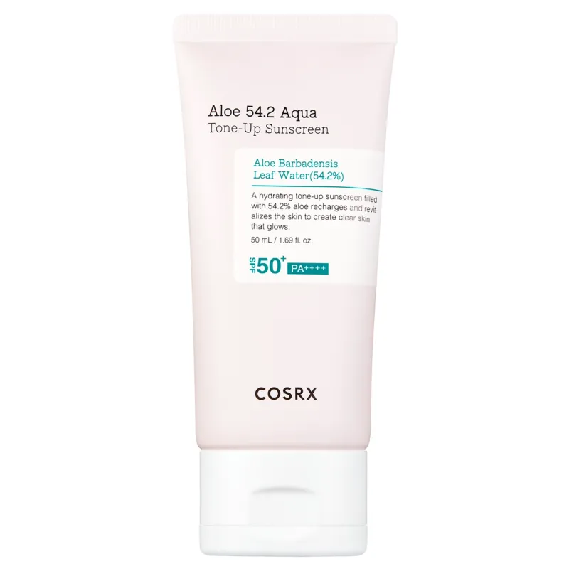 COSRX Hydratačný krém pleťový krém Aloe 54.2 Aqua Tone -Up Sunscreen SPF50+/PA++++