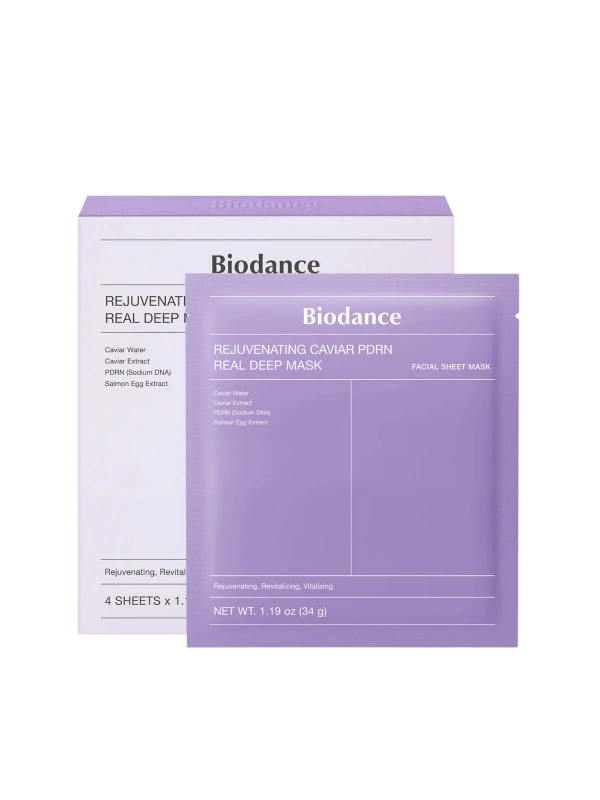 BIODANCE Rejuvenating Caviar PDRN Real Deep Mask hydrogelová maska s kaviárom a PDRN