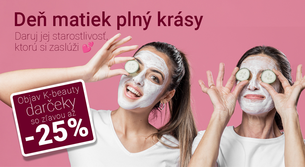 Hľadáš ideálny darček ku Dňu matiek Objav výber kórejskej kozmetiky  krémy, séra, masky a darčekové sety so zľavou. Poteš svoju mamu krásou.