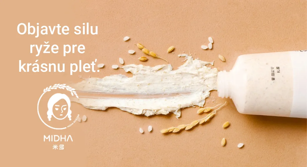 MIDHA Rice Bran Scrub Foam  Dokonale čistá, jemná a rozžiarená pleť každý deň Každodenné čistenie pleti nemusí znamenať vysušovanie ani podráždenie. MIDHA Rice Bran Scrub Foam kombinuje jemné čistiace zložky s prírodnými ryžovými otrubami, vďaka čomu pokožku nielen dôkladne vyčistí, ale zároveň aj jemne exfoliuje.  Krémová pena pomáha odstraňovať make-up, SPF, prebytočný kožný maz a nečistoty, ktoré sa počas dňa usadzujú na pokožke. Jemné ryžové čiastočky zároveň odstraňujú odumreté bunky z povrchu pleti, čím prispievajú k hladšej textúre, čistejším pórom a sviežejšiemu vzhľadu pokožky.  Vďaka obsahu vody z ryžových otrúb, aminokyselinových čistiacich látok a upokojujúcich rastlinných extraktov zostáva pleť po umytí čistá, jemná a komfortná bez nepríjemného pnutia.