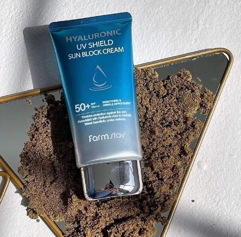 FARMSTAY Hyaluronic UV Shield Sun Block SPF50+ PA+++ ochrana pred pigmentovými škvrnami