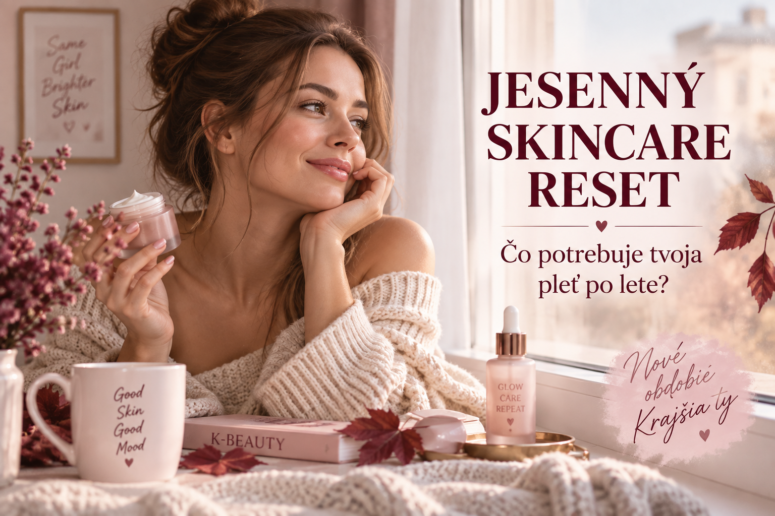 Ako sa starať o pleť na jeseň? Jesenný skincare reset krok za krokom