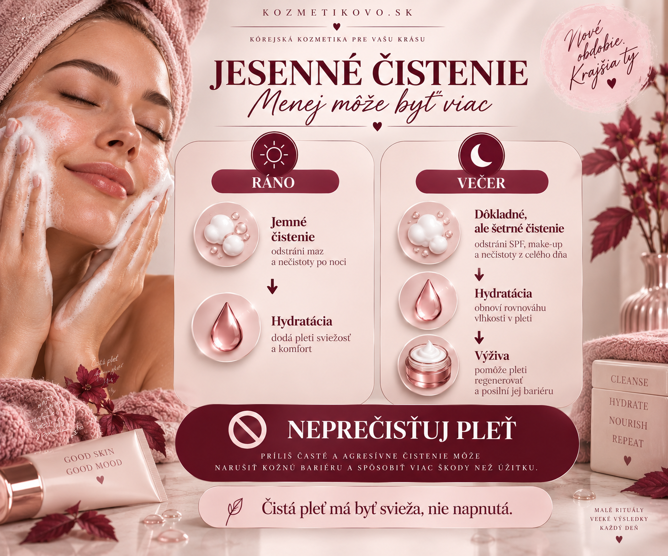 Jesenné čistenie: menej môže byť viac