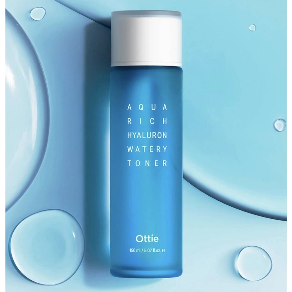 Ottie Aqua Rich Hyaluron Watery Toner, 150ml
