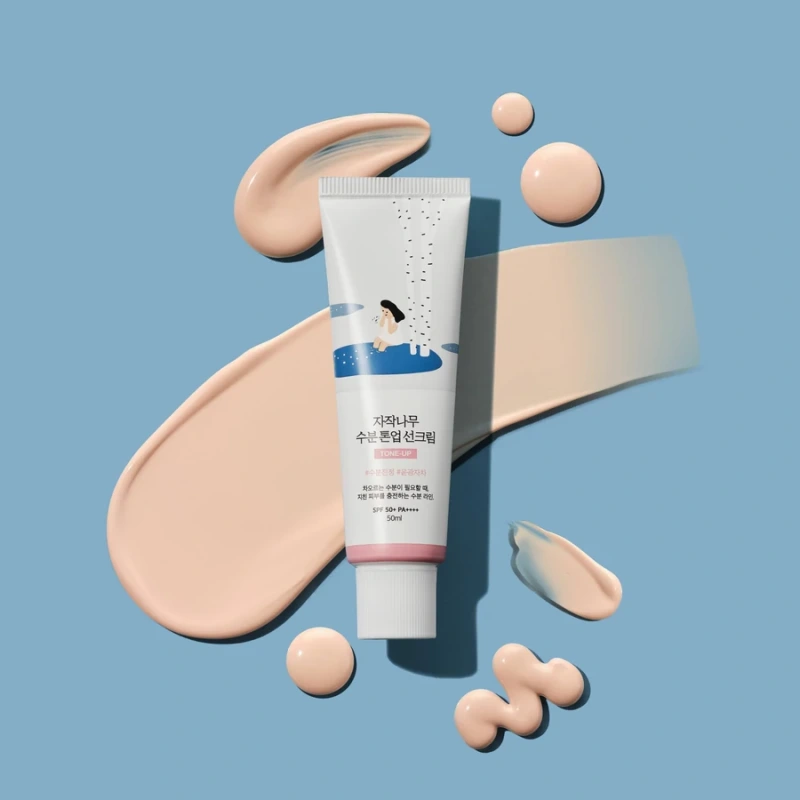 Round Lab Birch Moisture Tone-Up Sunscreen SPF 50+