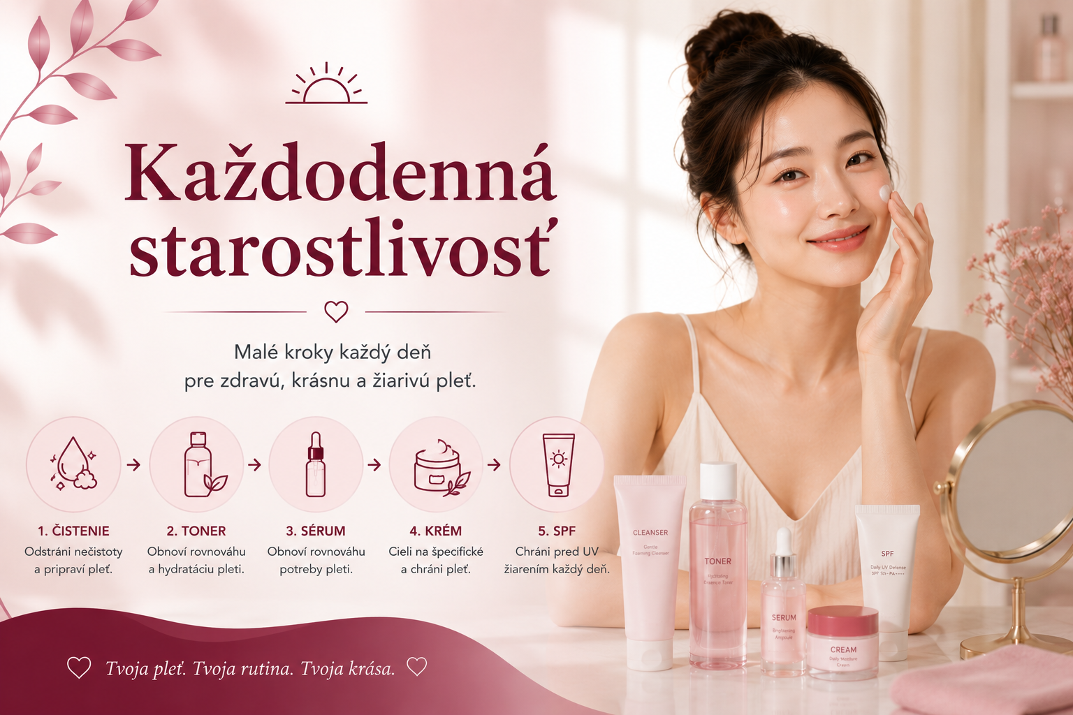 Každodenná starostlivosť o pleť s k-beauty
