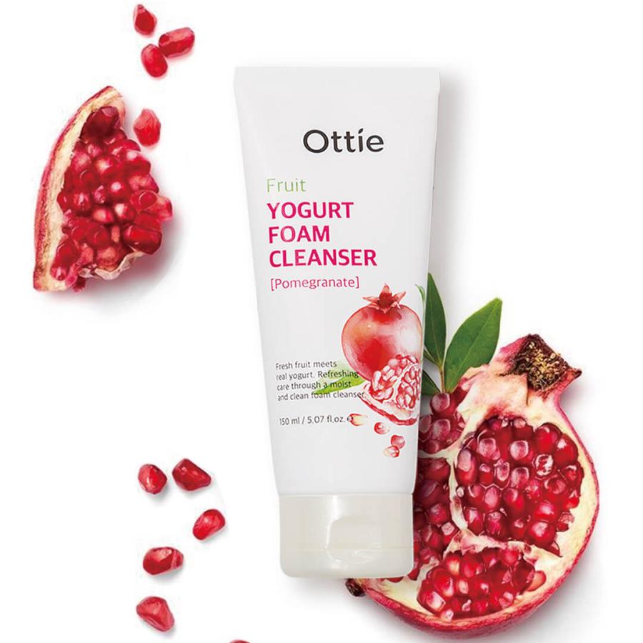 OTTIE Fruit Yogurt Foam Cleanser Pomegranate – jemná čistiaca pena na tvár.