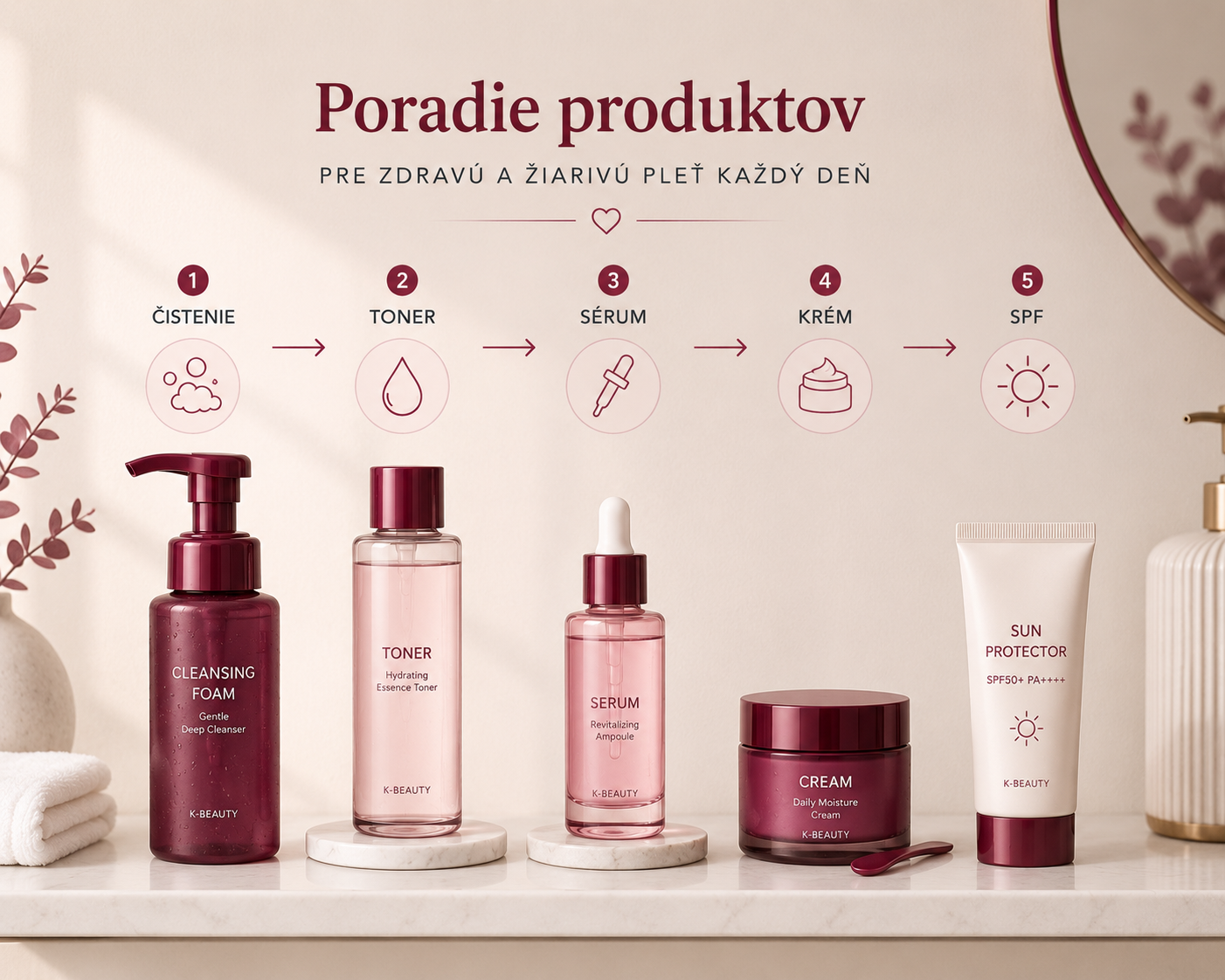 Ako správne vrstviť kozmetiku Kompletný sprievodca správnym poradím skincare produktov