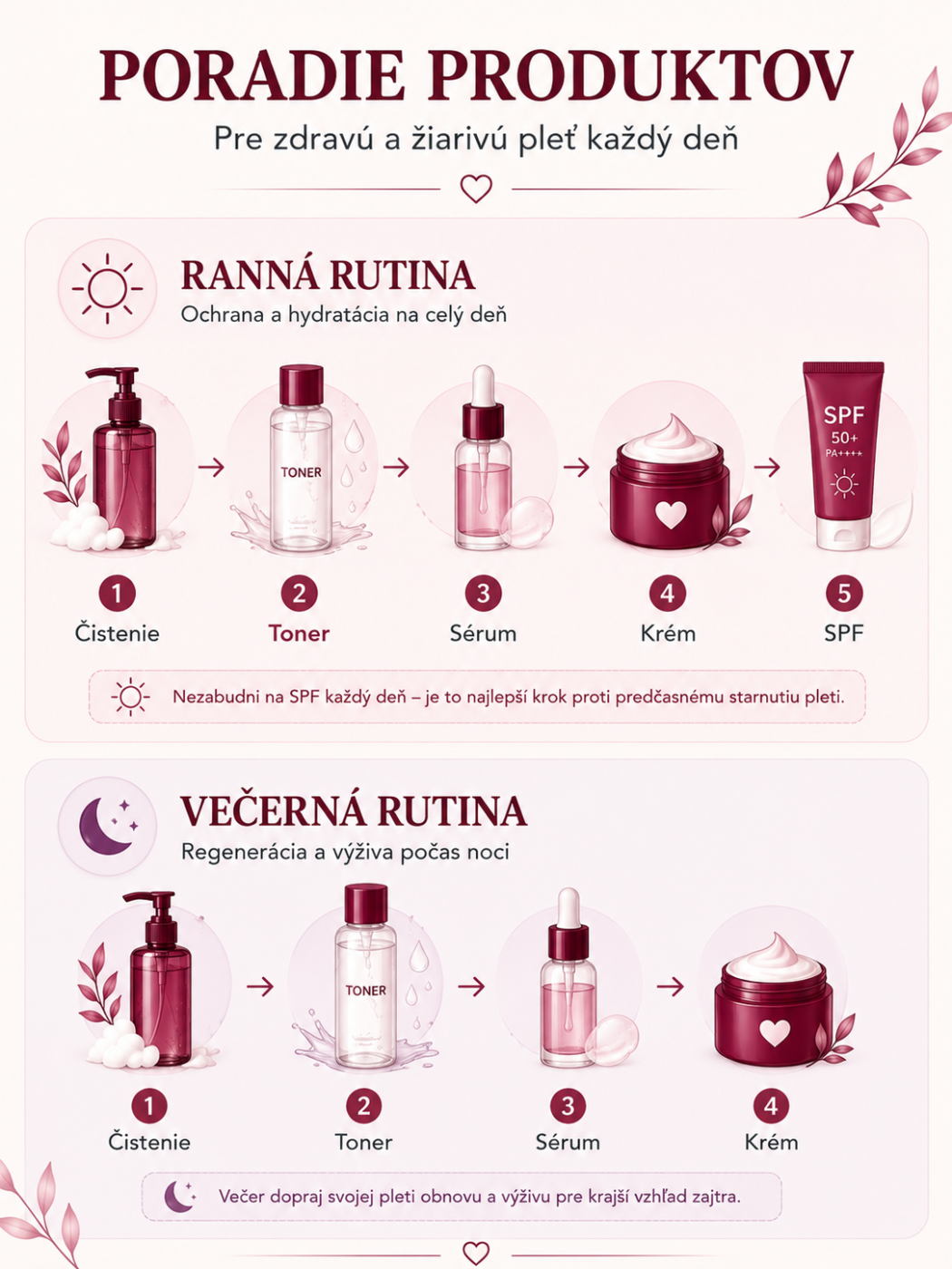 Kam patrí toner v K-Beauty skincare rutine.