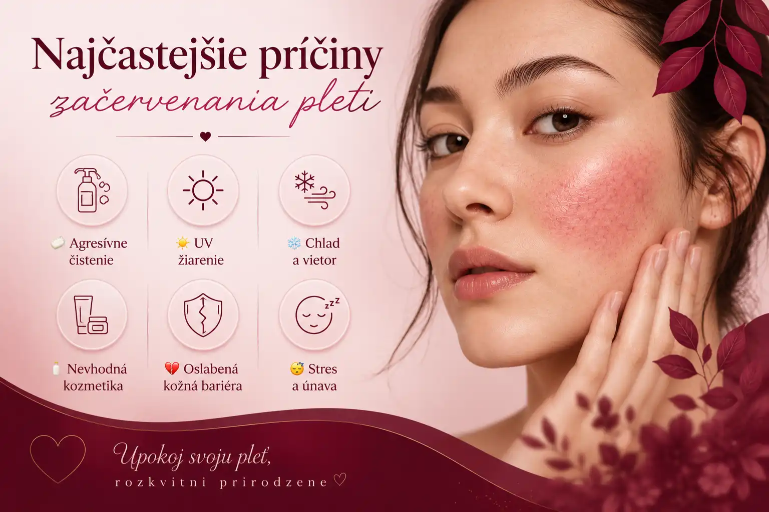 Najčastejšie príčiny začervenanej a citlivej pleti.